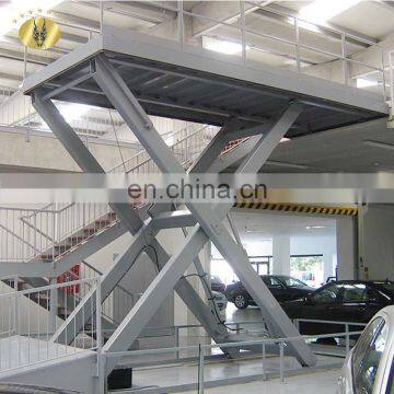 7LSJC Shandong SevenLift 3500kg Hydraulic Garage Mid Rise Scissor Car Lift photo-4