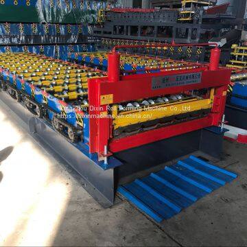 Popular Roofing Panel Trapezoidal Shape Rolling Forming Machine Hebei photo-2