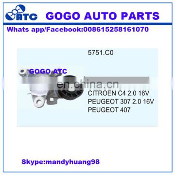 Belt Tensioner Pulley For P-eugeot 407 307 807 For C-itroen C4 C5 1.8L 2.0L 62940190  5751C0  5751G8  40190  62940190  WG1431361