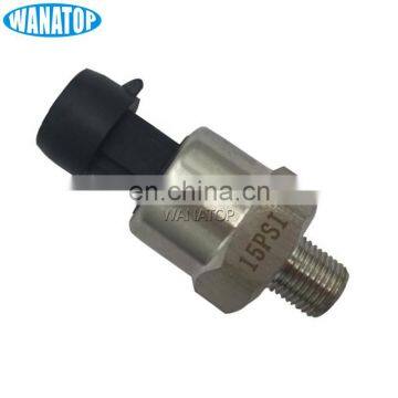 New Stainless Steel Pressure Sensor Transducer Sender 15PSI 15 PSI For Oil Fuel Air Water Output 0.5-4.5V Thread NPT1/8