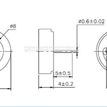 Electromagnetic Passive Buzzer Sc1204 photo-2