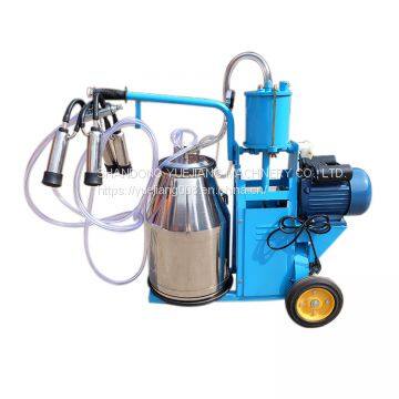 Durable Dairy Farm Animal Piston Best Dairy Mobile Mini Milking Machine for Farm Portable photo-3
