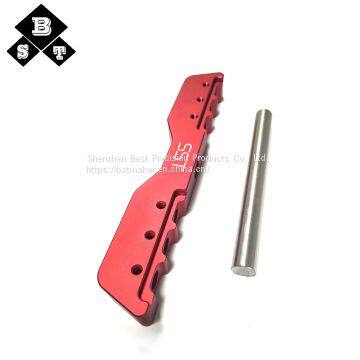 High quality CNC lathe milling machining colorful aluminum anodized auto parts