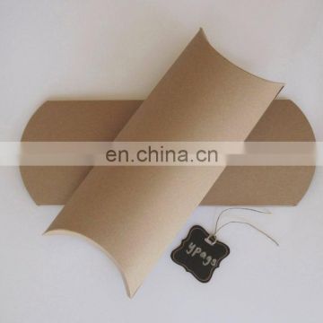 Pillow Gift Brown Kraft Boxes Paper Boxes Gift Packaging Gift Wrapping Boxes for Gifts 8 7/8" x 5" x 2"