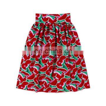 Custom Baby Girls Petal Skirts Colorful Prints Fabric Children Girl Maxi Skirt photo-3