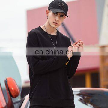 Autumn Korean Tide Hedging Print Men's Clothing Top Casual Loose Couple's Hip Hop Sweatshirt