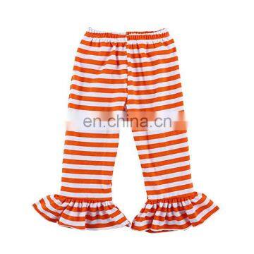 Infant/Toddler Girls Long Boutique Icing Ruffle Leggings Stripe Pants Cotton Bottoms Elastic Waist Trousers Age 1T-6Y