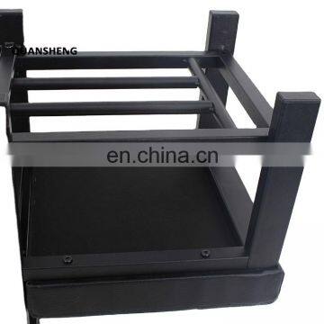 Customized Folding Shoe Rack With Metal Feet Legs and PVC PU Leather Indoor Stool for Entrance Doorway photo-4