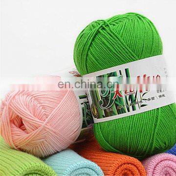 China Oeko Tex Knitting Yarn Manufacturers Wholesale Cotton Bamboo Blended Yarn 50g Balls for Hand Knitting photo-2