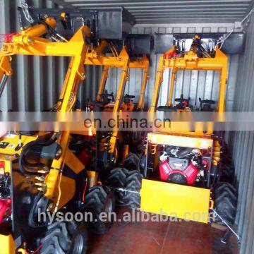 CHINA HYSOON HY380 MINI BACKHOE LOADER WITH ACCESSORIES photo-7