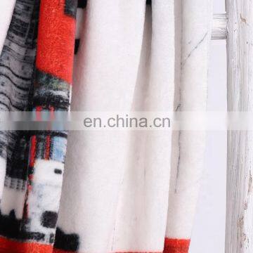 Custom Soft 3D Digital Print Screen Print Blanket Flannel Fleece Thick Throw Blanket With Good Color Permeability photo-5