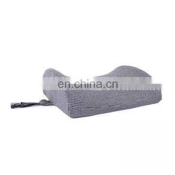 Hot Sale Grey Memory Pillows Soft Sleep Pillow Car Waist Cushion Memory Foam Pillow for Travel Sleeping photo-5