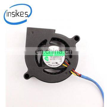 GB1245PKVX-8 DC 12V 1.2w 3300 RPM 4.5 CFM 3 pin agnetic suspension blower cooling fan