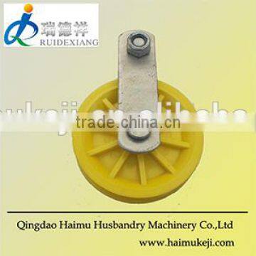 Factory direct sale stainless steel and nylon poultry pulley