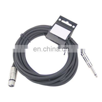 XLR cable 2Pin 6.8MM male to female professional balanced Audio Microphone Cable