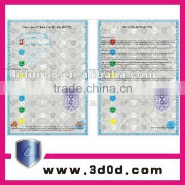 Cheaper Price Custom Security Watermark Paper With Visible/invisible Fibers photo-2