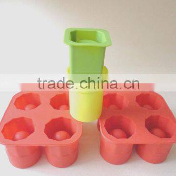 Silicone Ice Glass,ice shot glass,silicone 4 short glass ice cube