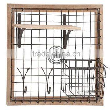 wire storage rack,wire and wood Rack,kitchen rack