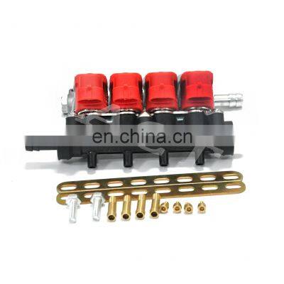 auto plastic injector rail parts auto common injector rail nozzle VK37 cng injector rail