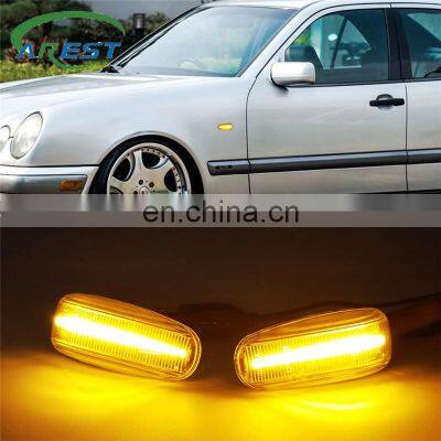 1 Pair For Mercedes-BENZ E-Class W210 C-Class W202 W208 Led Dynamic Side Marker Turn Signal Light Sequential Blinker Light