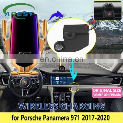 Car Mobile Phone Holder for Porsche Panamera 971 Turbo 4S 2017 2018 2019 2020 Telephone Bracket Accessories for iPhone Samsung