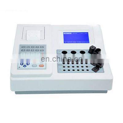 Clinical use blood chemistry Analyzer Medical Laboratory Equipment Semi Auto Coagulation Analyzer for lab use