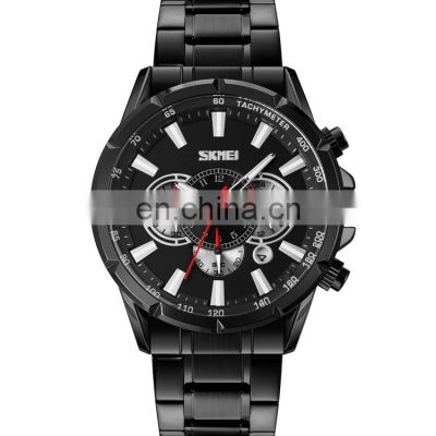 SKMEI 9241 Custom Logo Watches British Gentleman Business Luxury Men Steel Quartz Watch