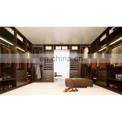 customized home indoor bedroom walk in closet with MDF