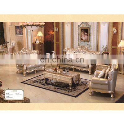 Wholesales hot custom living room solid wood furniture USA luxury sofa sets latest Genuine leather sofa bed