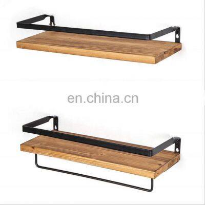 Wall mounted floating shelf brackets