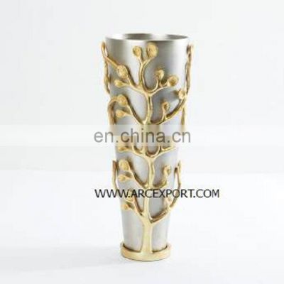 stainless steel flower vase