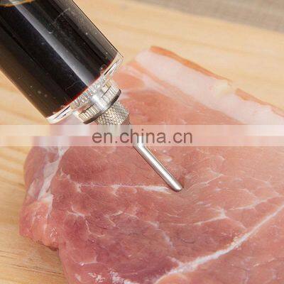 Sale Turkey Brush Brine Saline BBQ Stainless Steel Kit Plastic Marinade Meat Injector Syringe photo-3