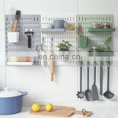 Cost Effective Pink Hanging Shelf Wall Utensils Multifunction Kitchen Organizer Rack