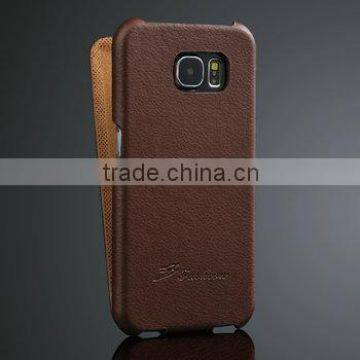 For Samsung Galaxy S6 Luxury Leather Case,Mobile Phone Leather Case For Samsung Galaxy S6, Real Leather Case