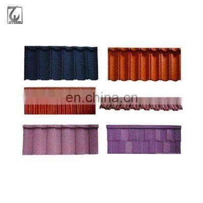 Hot Sale Galvalume Steel Plate Shingle Stone Coated Steel Roofing Tile Ridge photo-5