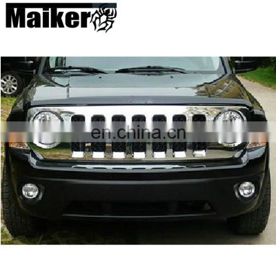 Electroplating Front Grill Chrome Grille for Jeep Patriot spare parts