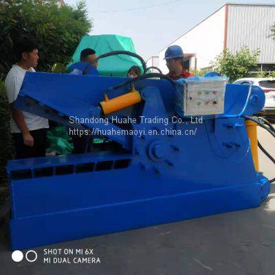 260 ton crocodile hydraulic shearing machine tiger head angle shearing steel plate cutting machine reinforcement channel steel cutting machine