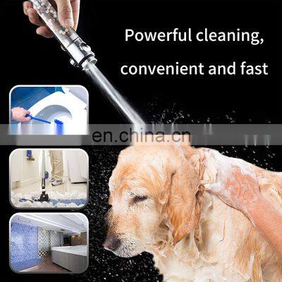 Best Tiktok Stainless Steel Water Saving Mineral Power Stone Filter High Pressure Rain Shower Head Handheld Shower photo-5