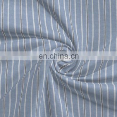 High Quality Wholesale 100% Cotton Light Color Stripe fabric