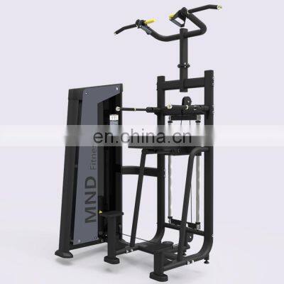 2022 Commercial Fitness Center China Factory Directly Strength Training Machine Bodybuilding  MND FH09 Dip/Chin Assist