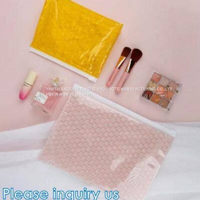 Pink Slider Zip Lock Bubble Bag, High Quality Pink Bubble Hash Bag, Reused Pink Bubble Bag With Red Slider Bags photo-4