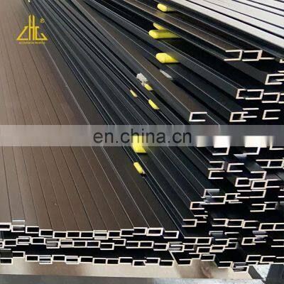 Anodized Black Aluminum U Profile For Glass,Mirror Frame Aluminum Profile photo-5