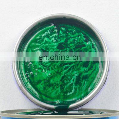 Car lacquer acrylic colorful metallic paints yellow phase green 2K top coat color car paint