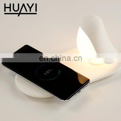HUAYI Wholesale Cheap Price Simple Wireless Charging Smd 10w Indoor Bedroom Led Night Light photo-4