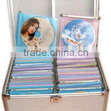 2015 pink aluminum 1000 cd tin case with cd bag inside