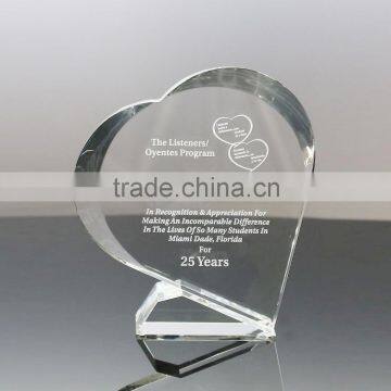 Crystal Heart Gift Crystal Gifts Items Corporate Awards Small Crystal Gifts