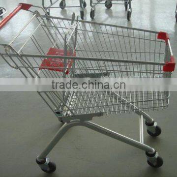 plastic plated hand cart trolley grocery cart trolley