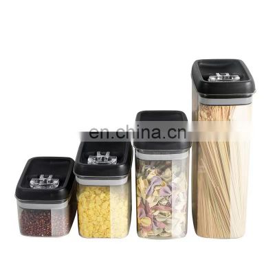 Plastic Food Storage Container with Lid and Handle Food Storage Organizer Box for Kitchen Refrigerator storage box