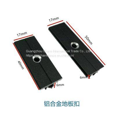 Wood Plastic Floor l Aluminum Alloy Card Floor Fastener 6mm Connector photo-2