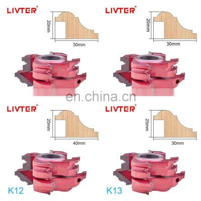 LIVTER Door Panel Forming Knife Used for Wooden Door Manufacturing, Wood Cutting Used for Spindle Forming Machine Tool photo-4